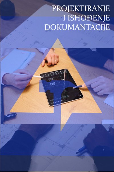 Ruke koje rade na projektnoj dokumentaciji